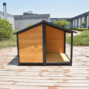Wholesale <b>Outdoor</b> Large Rainproof Wooden <b>Dog</b> Kennel Pet Cages <b>Houses</b> - Product Image 4