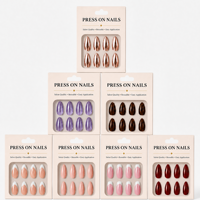 Faux ongles en gel souple à presser, réutilisables, 30 pièces, couverture complète, personnalisables, fabrication OEM en gros