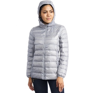 PIHA SPORTS Abrigo Acolchado Grueso de Manga Larga para Mujer, Resistente al Agua, con Capucha y Ribete de Piel de Cordero, para Invierno - Product Image 1