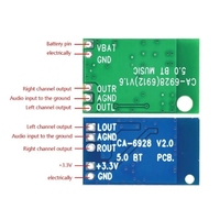 Carte de module de récepteur audio Bluetooth 5V carte d'amplificateur Bluetooth CA-6928 PCBA bluetooth