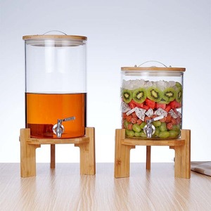 Storage Jar 5l Big High Quality Large Glass Canisters Storage Jar With Tap