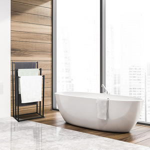 Portasciugamani Autoportante a 3 Ripiani, Supporto per Asciugamani da <span class=keywords><strong>Bagno</strong></span> per Casa e Hotel, Vendita all'Ingrosso - Product Image 5