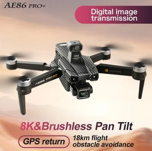 Drone AE86 PRO MAX AE86 Plus 4K HD double caméra FPV <span class=keywords><strong>3</strong></span>-Axis Anti-Shake Gimbal Obstacle Avoidance Brushless Quadcopter - Product Image 3