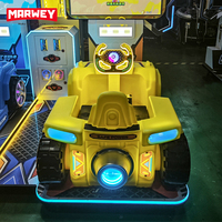 Machine de jeu d'arcade de course automobile pour enfants à monnayeur, deux joueurs, double écran, machine de jeu vidéo à conduire pour aire de jeux intérieure et centre commercial