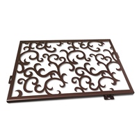 Mur-rideau en métal perforé moderne de haute qualité, design découpé au laser 3D, isolation thermique, imperméable, en aluminium