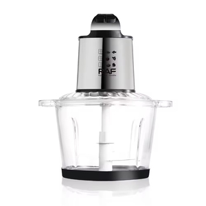 Picadora Eléctrica Transparente de 2L y 800W con Asa para Fufu, Ñame y Verduras, Molinillo de Carne - Product Image 2