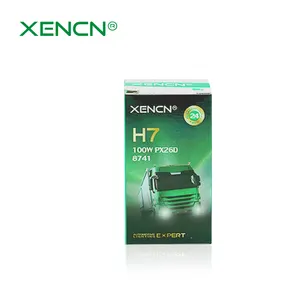 مصباح إضاءة للسيارة هالجوين طراز PX26D من XENCN طراز H7 8741 يعمل بقوة 24 فولت بقدرة 100 وات