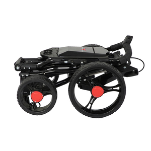 Chariot de <span class=keywords><strong>Golf</strong></span> avec frein et porte-Parapluie 4 roues <span class=keywords><strong>Golf</strong></span> de Poussée Et de Traction Chariot En alliage D'aluminium Chariot De <span class=keywords><strong>Golf</strong></span> Facilement pli Sac Chariots - Product Image 2