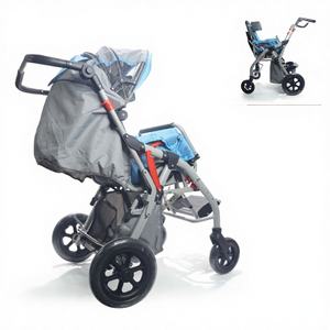 Silla de ruedas para niños con diseño plegable y parasol para viajes de un día - Product Image 1