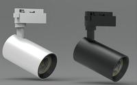 Rail d'éclairage intérieur moderne sur rail pour salle d'exposition Bijouterie Blanc Noir Colore LED Track Light