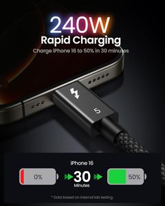 <span class=keywords><strong>C</strong></span>âble <span class=keywords><strong>Thunderbolt</strong></span> 5 0.5M 1M 1.5M 2M 120Gbps bande passante PD 240W Nylon tressé Gen4 USB4 <span class=keywords><strong>c</strong></span>âble pour <span class=keywords><strong>c</strong></span>âble <span class=keywords><strong>Thunderbolt</strong></span> 4/<span class=keywords><strong>3</strong></span> <span class=keywords><strong>USB</strong></span> <span class=keywords><strong>Type</strong></span> <span class=keywords><strong>C</strong></span> - Product Image 2