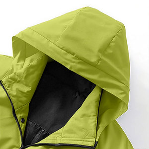 Men's <b>Waterproof</b> Zip Hooded Softshell <b>Jacket</b> <b>Winter</b> Outerwear Coat with Pockets for Hiking and Camping Custom Softshell <b>Jacket</b> - Product Image 6
