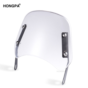 Phổ 5-7 inch xe máy phía trước kính chắn gió kính chắn gió luồng không khí làm lệch hướng phụ kiện bảo vệ - Product Image 2