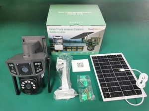 デュアルレンズ屋外PTZドーム型CCTVセキュリティカメラ 4G SIM WiFiソーラーバッテリー駆動 人体検知 2画面 2K IP65防水 - Product Image 6