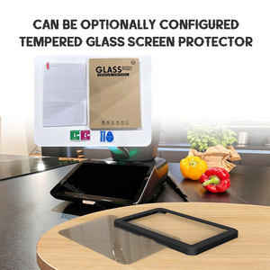 Protector de Pantalla de Silicona Resistente con Cristal Templado para <span class=keywords><strong>Thermomix</strong></span> TM7, Protección Antigolpes con Esquinas Reforzadas - Product Image 5