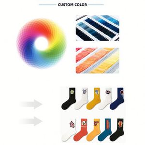 Chaussettes de sport promotionnelles de qualité supérieure, personnalisées, unisexes, avec impression sérigraphique, logo de votre marque - Product Image 2