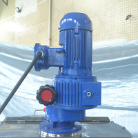 Réservoir de mélange en acier inoxydable avec agitateur antidéflagrant, réservoir de mélange en acier inoxydable 316L sur mesure avec certification ATEX