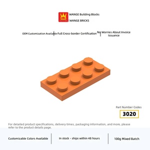 Bloques de Construcción de Partículas Pequeñas Exclusivos de Wangge, Piezas de Ensamblaje 3020, Tipo Corto, 8 Orificios, Accesorios para Juguetes - Product Image 4