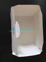 Boîte à nouilles jetable en carton blanc de qualité alimentaire, conteneur d'emballage alimentaire pour pâtes à emporter, vente en gros directe d'usine avec logo personnalisé