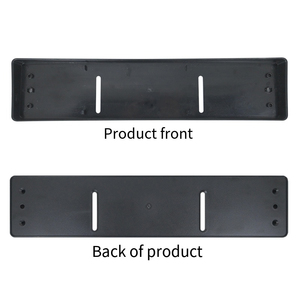กรอบป้าย<span class=keywords><strong>ทะเบียน</strong></span><span class=keywords><strong>รถ</strong></span>ยนต์ยุโรป ทำจากพลาสติก ป้องกันป้ายทะเบียน ขนาด 52.5*11.5 ซม. ลายคาร์บอน - Product Image 5