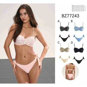 Maillot de bain une pièce grande taille pour femme, col en V, froncé, effet ventre plat, dos nu, pour l'été et la plage, tailles S-2XL BZ77243 - Product Image 1