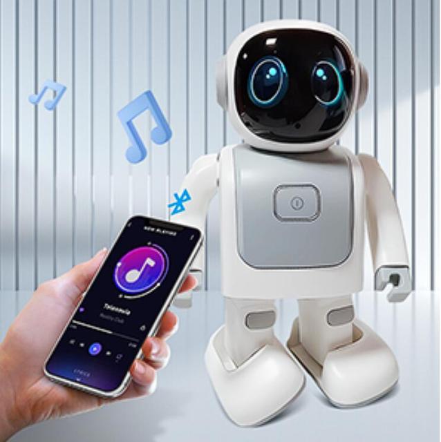 2025 New Smart Desk Walker Music-Playing Robot Ai Friend Toy with for 4.2 and App Control