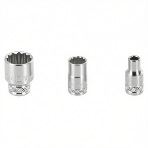 Clé à douille polygonale Fervi, série normale, 12 points, en acier au chrome vanadium, pour réparation automobile - Product Image 2