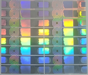 Tùy chỉnh bạc và vàng dài Rỗng ra bên đồ chơi và quà tặng với Holographic Laser chống hàng giả dán nhãn - Product Image 1