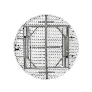 <span class=keywords><strong>Mesa</strong></span> <span class=keywords><strong>redonda</strong></span> <span class=keywords><strong>plegable</strong></span> <span class=keywords><strong>180</strong></span>, <span class=keywords><strong>mesa</strong></span> de plástico moldeada por soplado, <span class=keywords><strong>mesa</strong></span> de comedor grande para el hogar para restaurante al aire libre Simple - Product Image 4