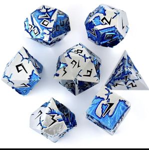 Juego de Dados DND con Caja de Regalo, Diseño de Dragón, Dados Poliédricos de Sangre, Juego de Rol, Juego de Dados D y D Hechos a Mano - Product Image 2