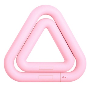 2026 Non-Slip Triangular Dumbbells <strong>Weight</strong> <strong>Plate</strong> Lightweight Durable Gym Strength New Silicone Iron Ring Dumbbells Home Fitness - Product Image 1