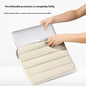 Housse de protection pour ordinateur portable <span class=keywords><strong>Apple</strong></span> 16 pouces et <span class=keywords><strong>tablette</strong></span> 13 pouces, en polyester durable, style urbain simple, sans fermeture, rembourrage gonflable - Product Image 4
