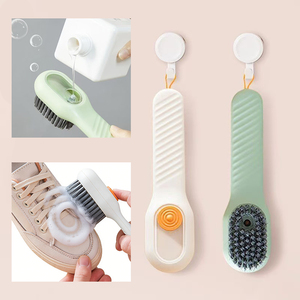 Outil magique multifonctionnel pour la maison, brosse à chaussures petite et pratique avec ajout de liquide par pression - Product Image 5