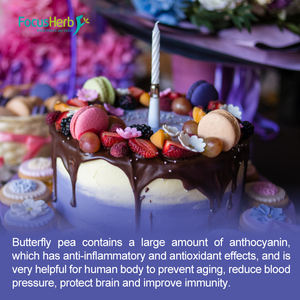 Focusherb สารสกัดจากพุดดิ้งผีเสื้อสีฟ้าอาหารผงดอกไม้ถั่วลันเตา E3 - Product Image 3