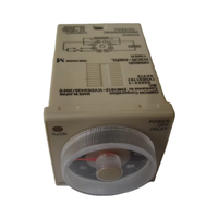 H3CR-H8L Relay waktu orisinil, 24VDC/240VAC/110VAC pengatur waktu penundaan daya 20A Max beralih arus 5V nilai tegangan DC100-125V baru
