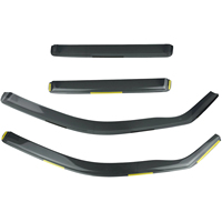 1 ensemble de 4 pare-soleil de fenêtre de voiture, pare-brise coupe-vent, déflecteurs de vent et de pluie en plastique pour BMW X3 E83 2003-2010