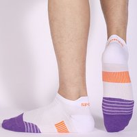 Chaussettes de sport professionnelles OEM personnalisées de haute qualité, durables, respirantes, avec coussinet en tissu éponge, coupe basse, pour la course et l'entraînement
