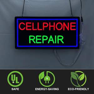 ป้ายสัญลักษณ์บาร์ LED แบบใหม่24ชั่วโมงสำหรับร้านซ่อมโทรศัพท์มือถือไฟนีออนโลโก้ - Product Image 4