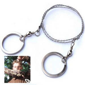 Survival Wire Saw 65cm Steel 24 <b>Threads</b> Outdoor Emergency Cutting <b>Tool</b> - Product Image 2