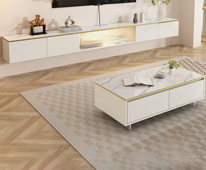 Итальянский современный скандинавский роскошный маленький журнальный столик и подставка для телевизора ZN 204 для дома или склада мебель для гостиной - Product Image 3