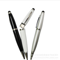 Bolígrafo Metálico con Memoria USB de 64GB/32GB, Punta de 1.0mm, Logotipo Personalizado, Tinta Negra/Azul, Impresión a Todo Color, Venta al Por Mayor en China