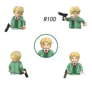 ชุดตัวต่อขนาดเล็กลายการ์ตูนอนิเมะญี่ปุ่น RZL0002 <span class=keywords><strong>spyxfamily</strong></span> ชุดตัวต่อของเล่นทางทหารสำหรับเด็ก - Product Image 2
