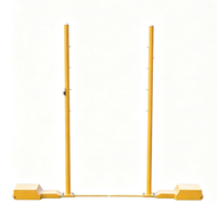 Équipement sportif : Poteau de badminton réglable et portable avec base en fonte – Modèle standard