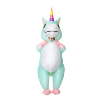 Costume de licorne gonflable pour adulte unisexe, taille unique, pour fête costumée d'Halloween