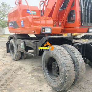 Envío gratuito, excavadora de ruedas usada original Doosan dh140w-7 de 14 toneladas, dh140 CE EPA, excavadora de segunda mano en stock - Product Image 5