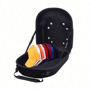 Custom Hard Shell Eva <b>Hat</b> Carry Box Organizer <b>Holder</b> Bag Cap Carrier Travel Case - Product Image 5