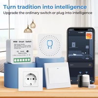 Módulo de Interruptor Inteligente WiFi SLS para Tuya, 16A, Mini, 220V, Control de Voltaje Máximo, Relé, Temporizador, Automatización Inalámbrica con Alexa y Google Home