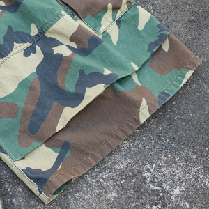 TOPSHOW Vente en gros de shorts capri camouflage personnalisés avec logo pour hommes, streetwear, shorts cargo camouflage d'été - Product Image 5