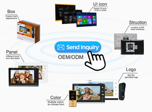 VIDEW Hệ Thống Liên Lạc Video Có Dây Cho Cửa Ra Vào Tầm Nhìn Ban Đêm 7 Inch Camera Mở Khóa RFID CHUÔNG CỬA Điện Thoại Cho Nhà Biệt Thự Căn Hộ - Product Image 5