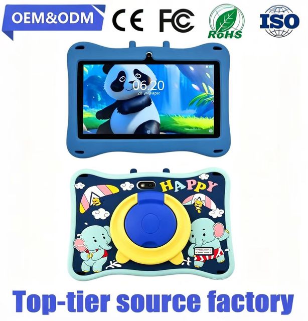 Smart Android 7 Quad Core 7-Inch Tablet Children Capacitive Screen Vision Protection Educational App Enriches Learning Puzzle